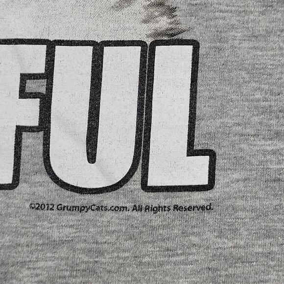 Funny Attitude Cat Feline Shirt Womens XL 24x26 Gray Slogan - Picture 11 of 12